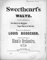 Sweetheart's waltz / by Louis Bödecker