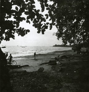 Beach, in Libreville, Gabon