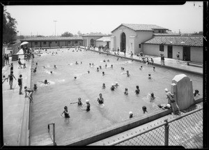 Manchester playground pool, Southern California, 1932