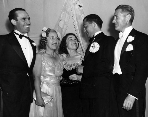 Mr. and Mrs. Harold Lloyd at event