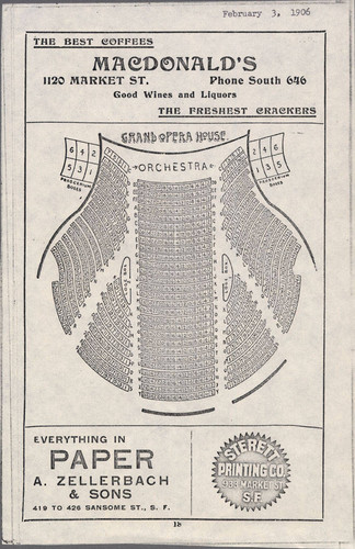 [Seating chart for Grand Opera House]