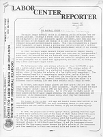 Labor Center Reporter, No. 39, July 1981