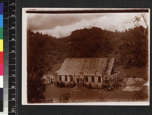 View of damaged church, Jamaica, ca. 1920