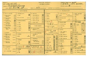 WPA household census for 151 WEST 117TH STREET, Los Angeles County
