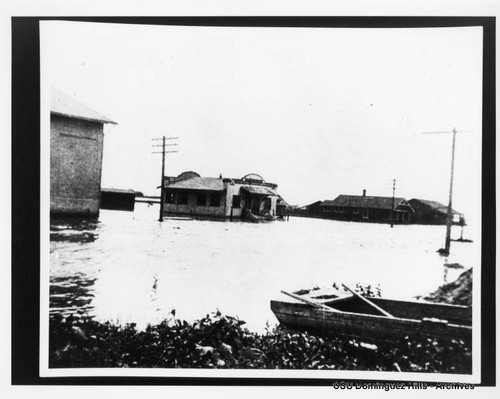 Flood, Dominguez Water Company plant