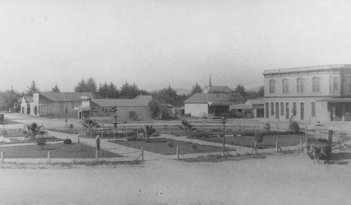 Plaza Square, Orange, California, 1889