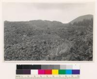 Bordering Butte Lake. Bare ground designated as rough rock (R) on aerial photos. Lassen County