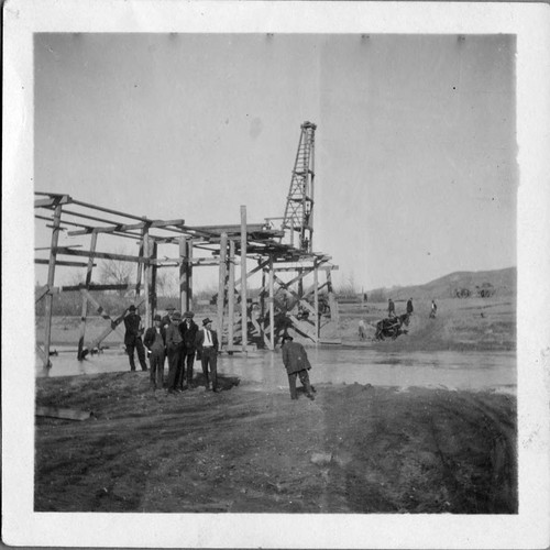 Rebuilding Bridge Across Pajaro River