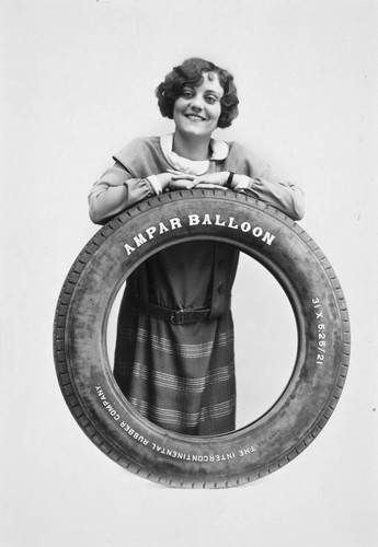 Photograph of First Tire Made From Guayule (Rubber)