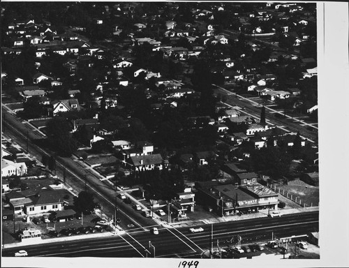 Photograph of aerial view of Monterey Park