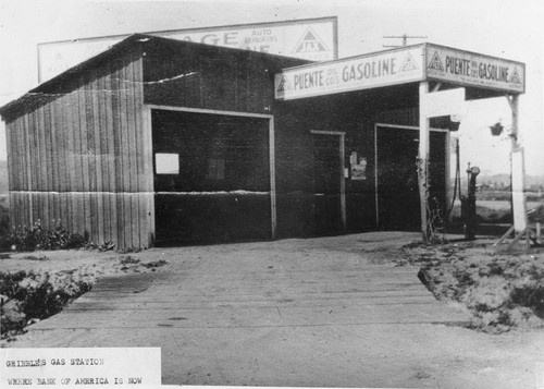 Photograph of Gribbles Gas Station