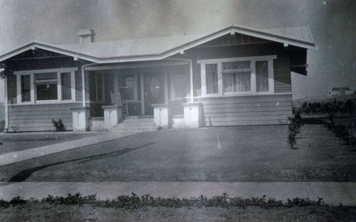 Photograph of Mrs. Addie Hinton's home