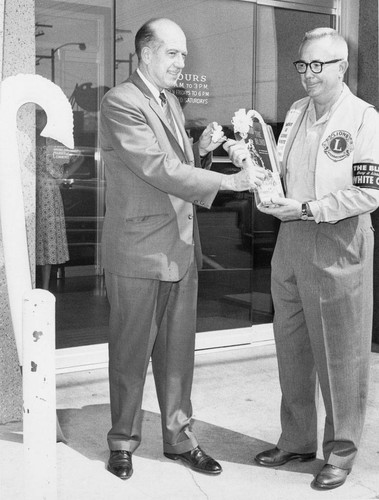 Photograph of Kenny Gribble at White Cane Day