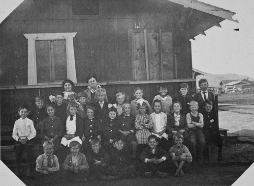 Photograph of the first Ynez students