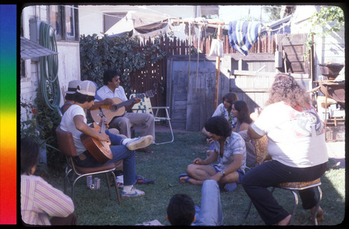 Royal Chicano Air Force Members Relaxing