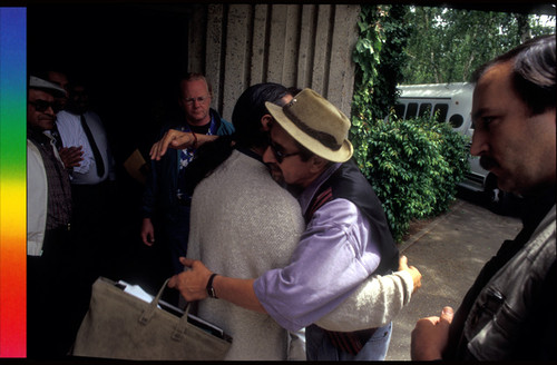 José Montoya Hugs Edward James Olmos