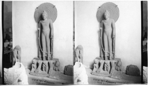 Statue of Buddha - Mathura - Museum - Calcutta. India