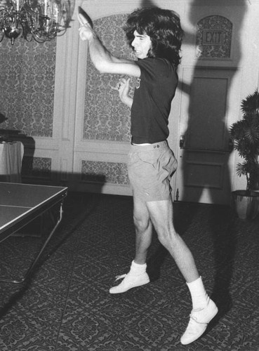 Member of U.S. table tennis team, Glenn Cowan