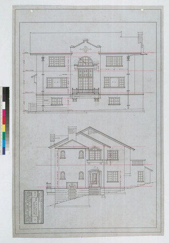 West and South Elevation