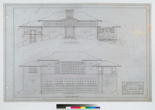 Front and Rear Elevation (North and South)