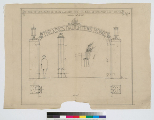 Details of Ornamental Iron Gateway