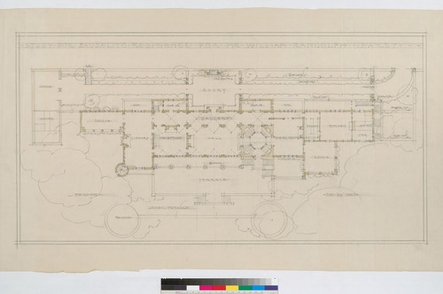 Study for Sausalito Residence [Floor Plan]