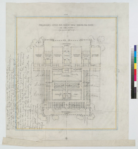 Preliminary Study for Hearst Hall [Plan]