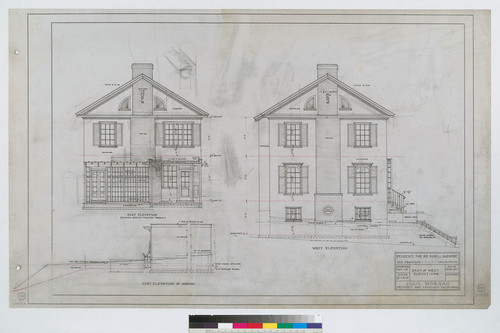 East and West Elevations