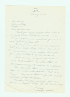 Correspondence from Sumiye Adachi to J. Elmer Morrish