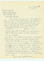 Correspondence from Jospeh Rikimaru to J. Elmer Morrish