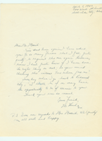 Correspondence from Masaji Honda to J. Elmer Morrish