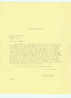 Correspondence from J. E. Morrish to F. Matsuyama