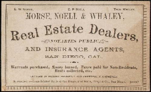 Business card - Morse, Noell & Whaley