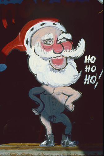 Santa Claus mural