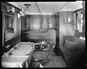 Stateroom, steam yacht Casiana, ca. 1916-1939