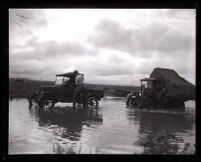 Flooded open area at West Vernon and 11th Avenue, Los Angeles, 1926