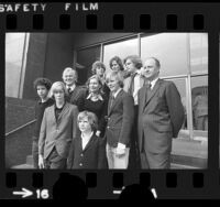 Alphonzo and Marian [McCargo] Bell family portrait, Los Angeles, Calif., 1974