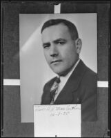 Reverend H. H. MacArthur of the Fountain Avenue Baptist Church, Los Angeles, 1935