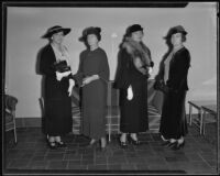 U.S. naval wives honored at luncheon by Chamber of Commerce, Ambassador Hotel, 1935