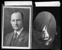 Oil executive Morris Berman, 2 photographs, 1928 and [1930s?]