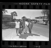 Group portrait of the leaders of Nickerson Gardens Residents Advisory Council in Watts, Calif., 1984