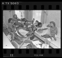 Tournament of Roses Royal Court relaxing, 1986