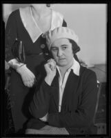 Police Matron Jean Pierce is charged with manslaughter, Los Angeles, 1935