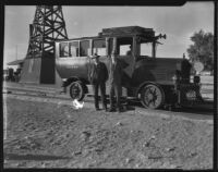 Two men near the site of Parker Dam, near Parker, Arizona, 1934