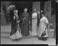 Four members of the Philanthropy and Civics Club, 1936