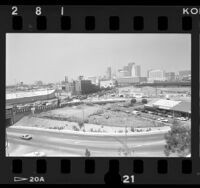 Toxic waste site across from Los Angeles Union Station, 1986