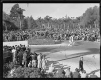 "Cinderella" float in the Tournament of Roses Parade, Pasadena, 1935