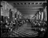 Patrons in the History Room at the Central Library, Los Angeles, 1935