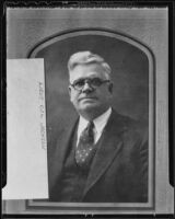 Lieutenant Colonel A. D. Jackson, the divisional commander of the Salvation Army for Southern California, Los Angeles, 1938