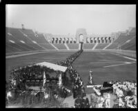 University of Southern California graduation, Los Angeles Memorial Coliseum, Los Angeles, 1931